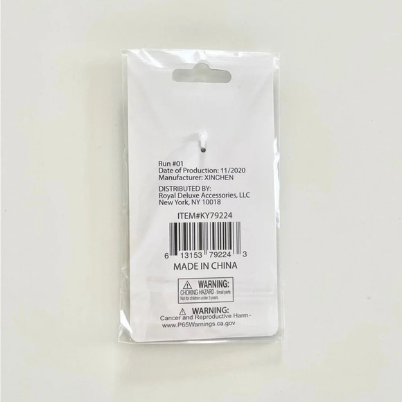 No-Touch Key and Door Handle Opener Keychain Pink Abstract Print Design - Picture 2 of 4